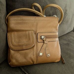 Tignanello Tan Crossbody Bag